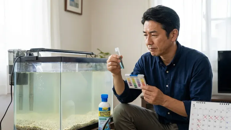 How long does it take to properly cycle a new aquarium setup before adding fish?