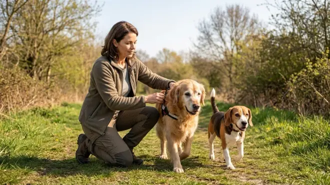 Can I still exercise my geriatric dog?