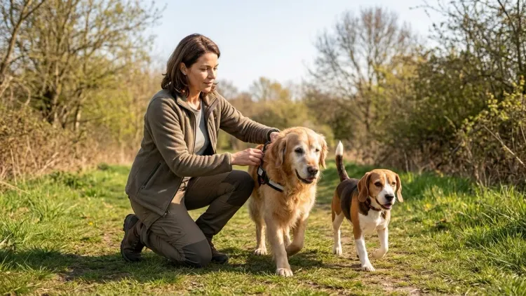 Can I still exercise my geriatric dog?