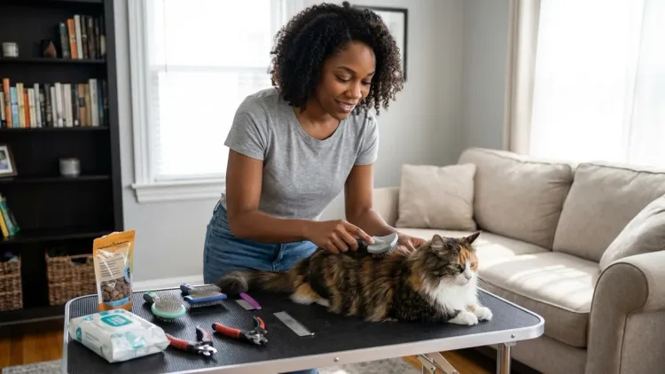 Why Cat Grooming at Home Matters
