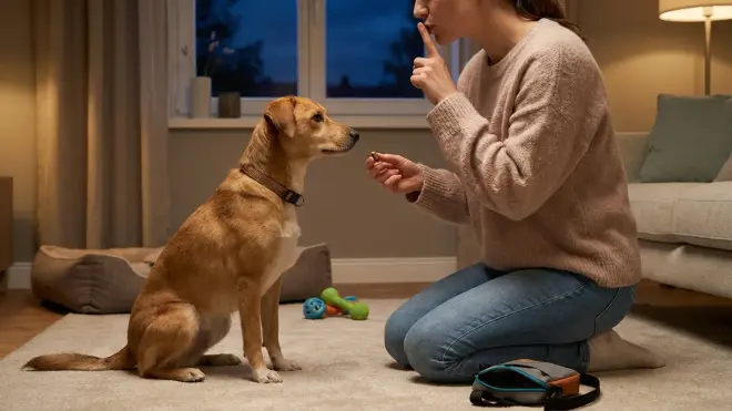 7. Teach the "Quiet" Command