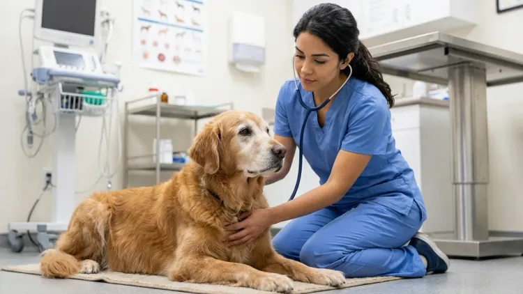 How often should senior dogs see the veterinarian?