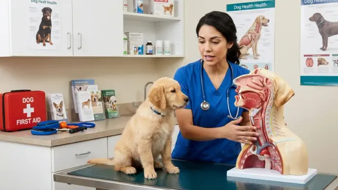 What's the difference between choking and reverse sneezing in dogs?