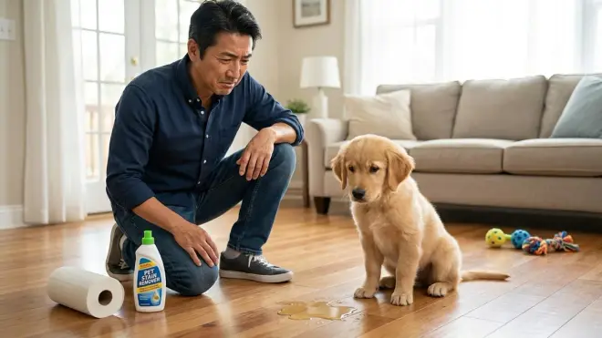 Why does my puppy only have accidents when I'm not watching?